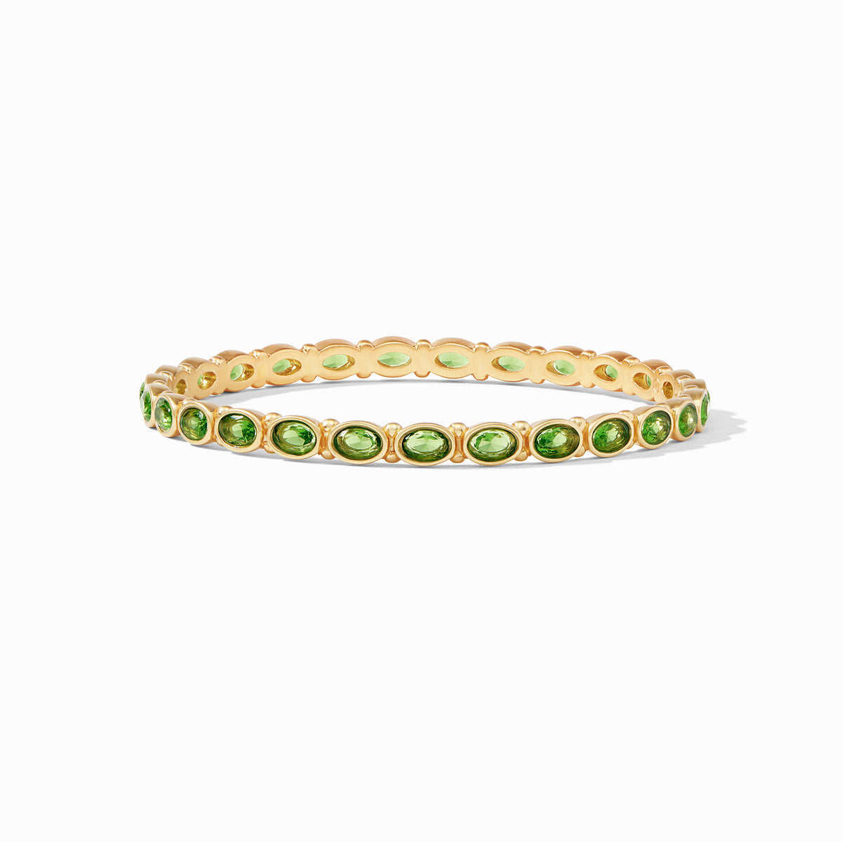Julie Vos - Mykonos Bangle, Jade Green / Large