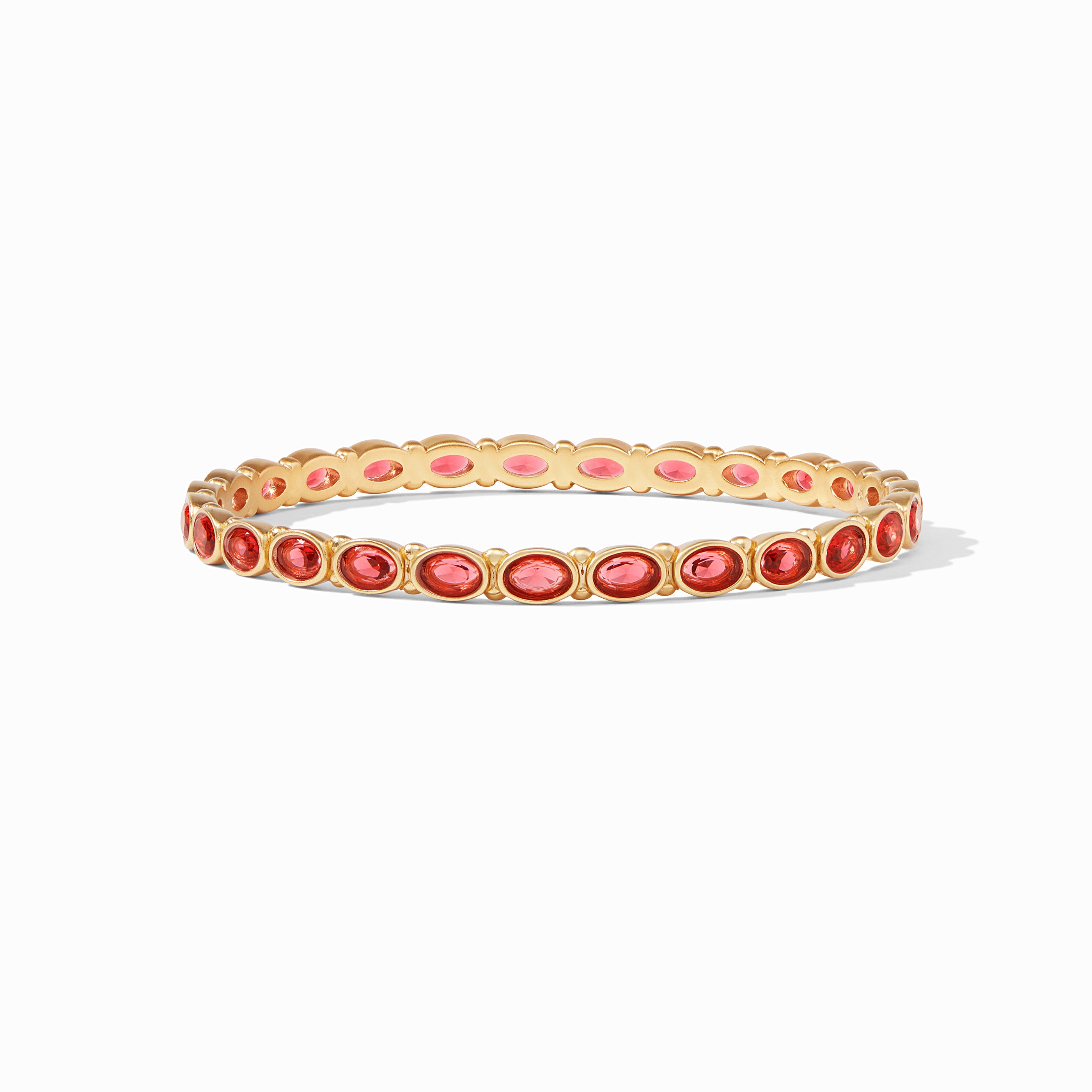 Julie Vos - Mykonos Bangle, Ruby Red / Large