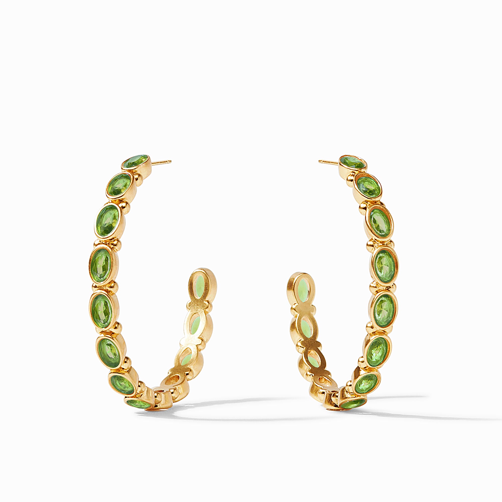 Julie Vos - Mykonos Hoop, Jade Green / Large