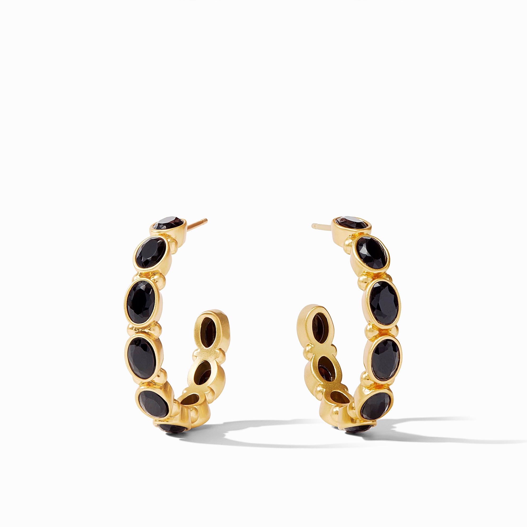 Julie Vos - Mykonos Hoop, Obsidian Black / Medium