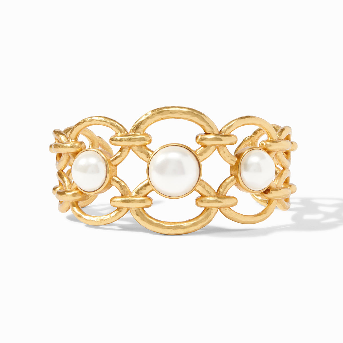 Julie Vos - Palermo Stone Cuff, Pearl