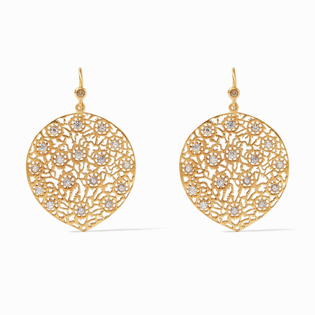 Julie Vos - Peacock Earring, Cubic Zirconia, CZ, perfectly pave, holiday gift guide, gifts under 300, julies picks