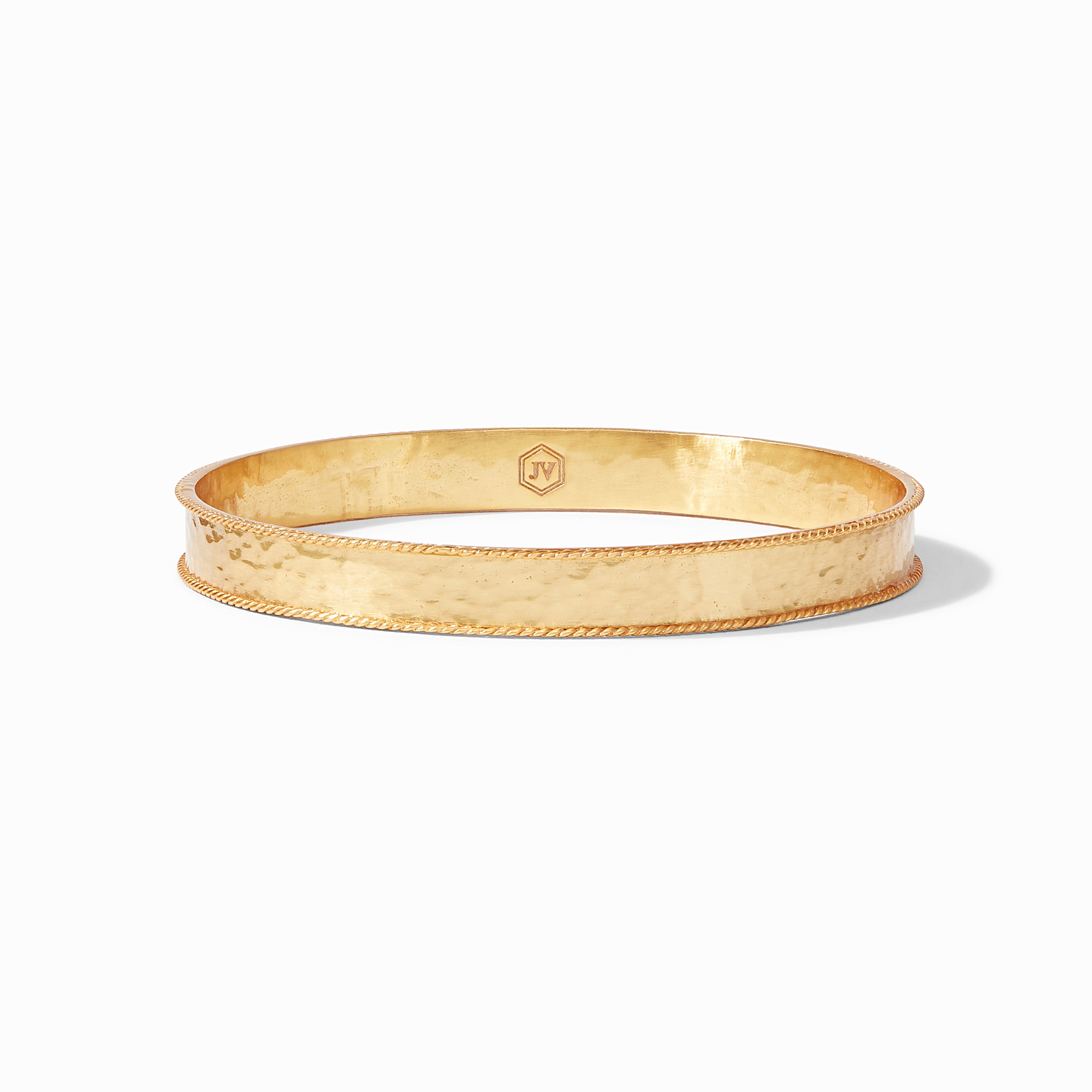 Solid Yellow Gold Bangle  Vardys Jewelers Bay Area