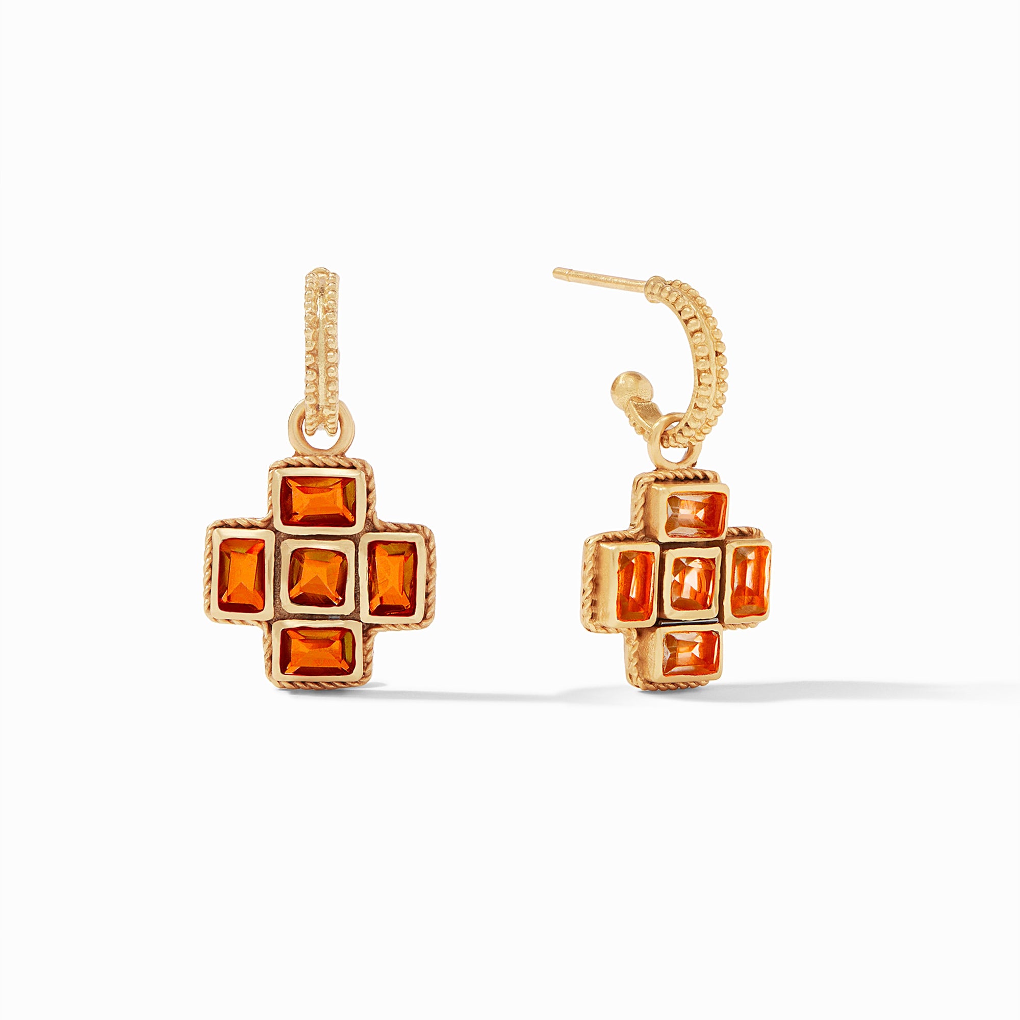 Clear Coral, summer earrings