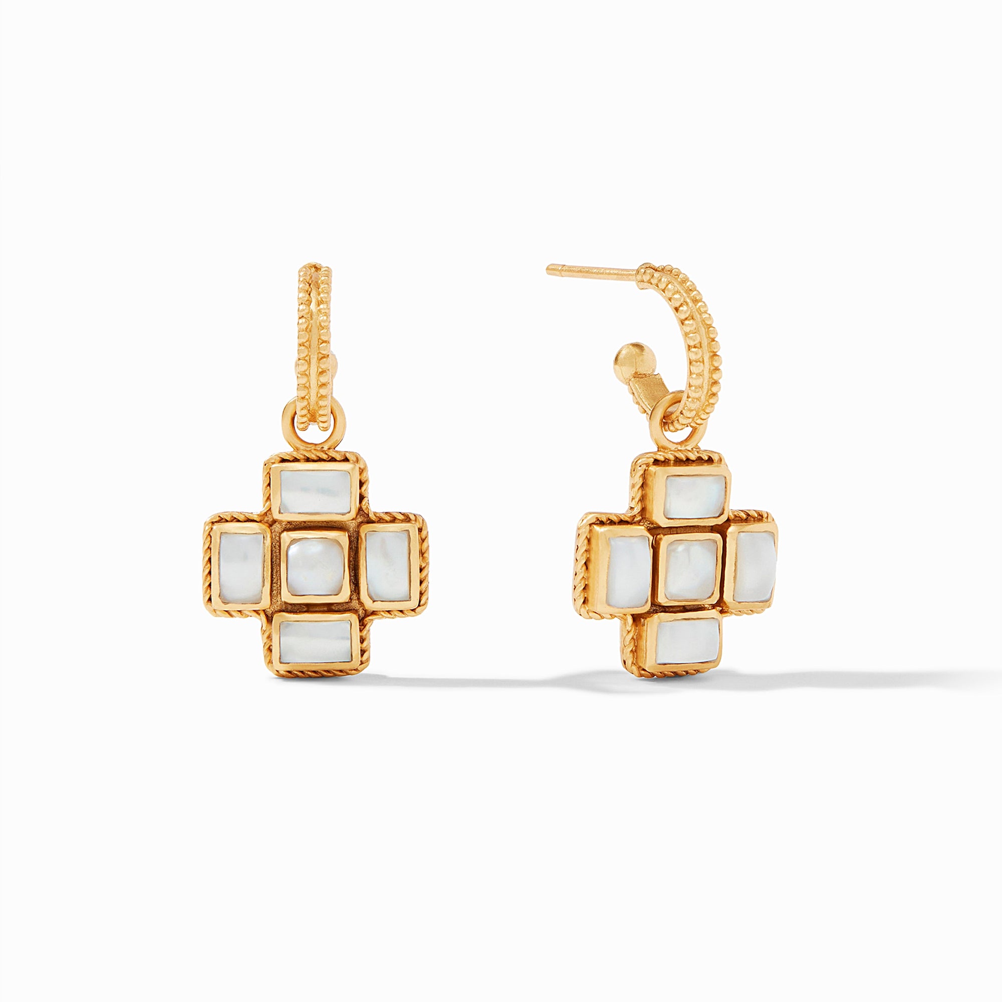Savoy Hoop Charm, pearl, pearl jewels, back in stock