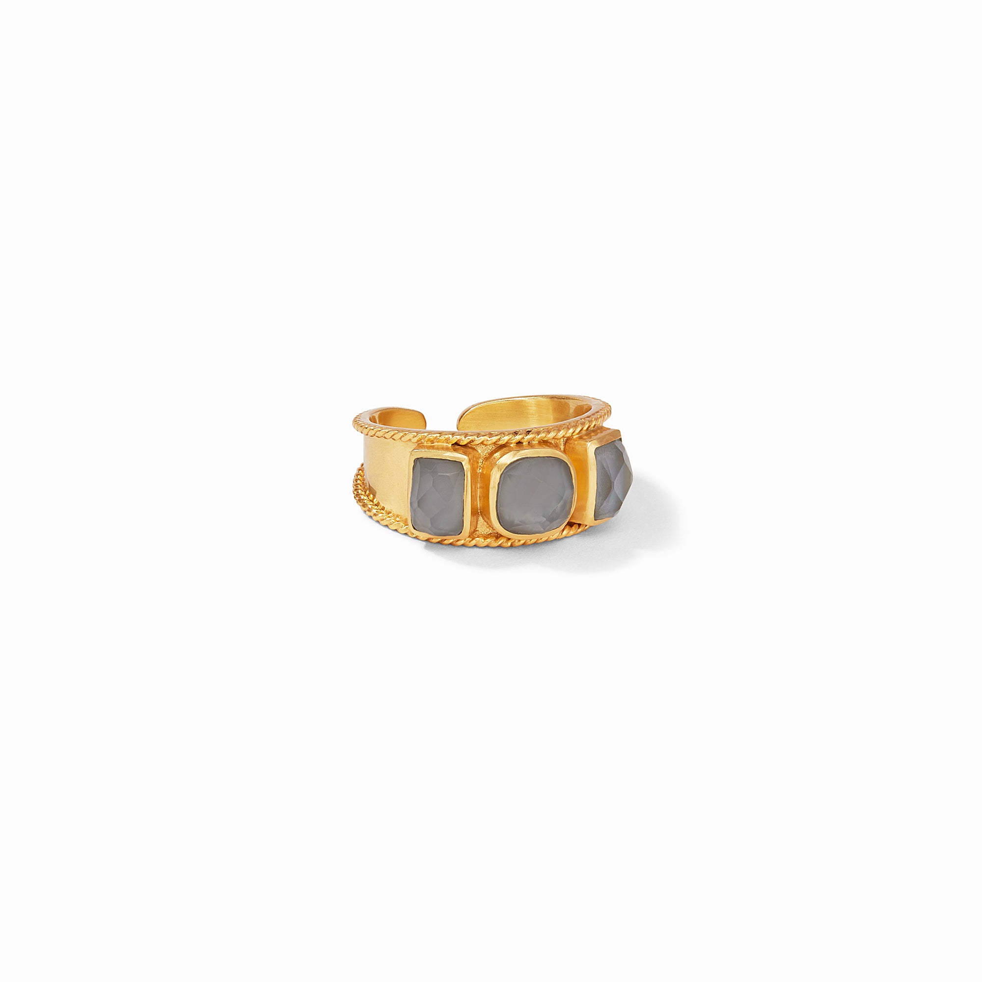 Julie Vos - Savoy Ring, Iridescent Charcoal Blue / 8/9, Iridescent Charcoal Blue, charcoal blue, fall 2021, rings, best of fall, holiday gift guide