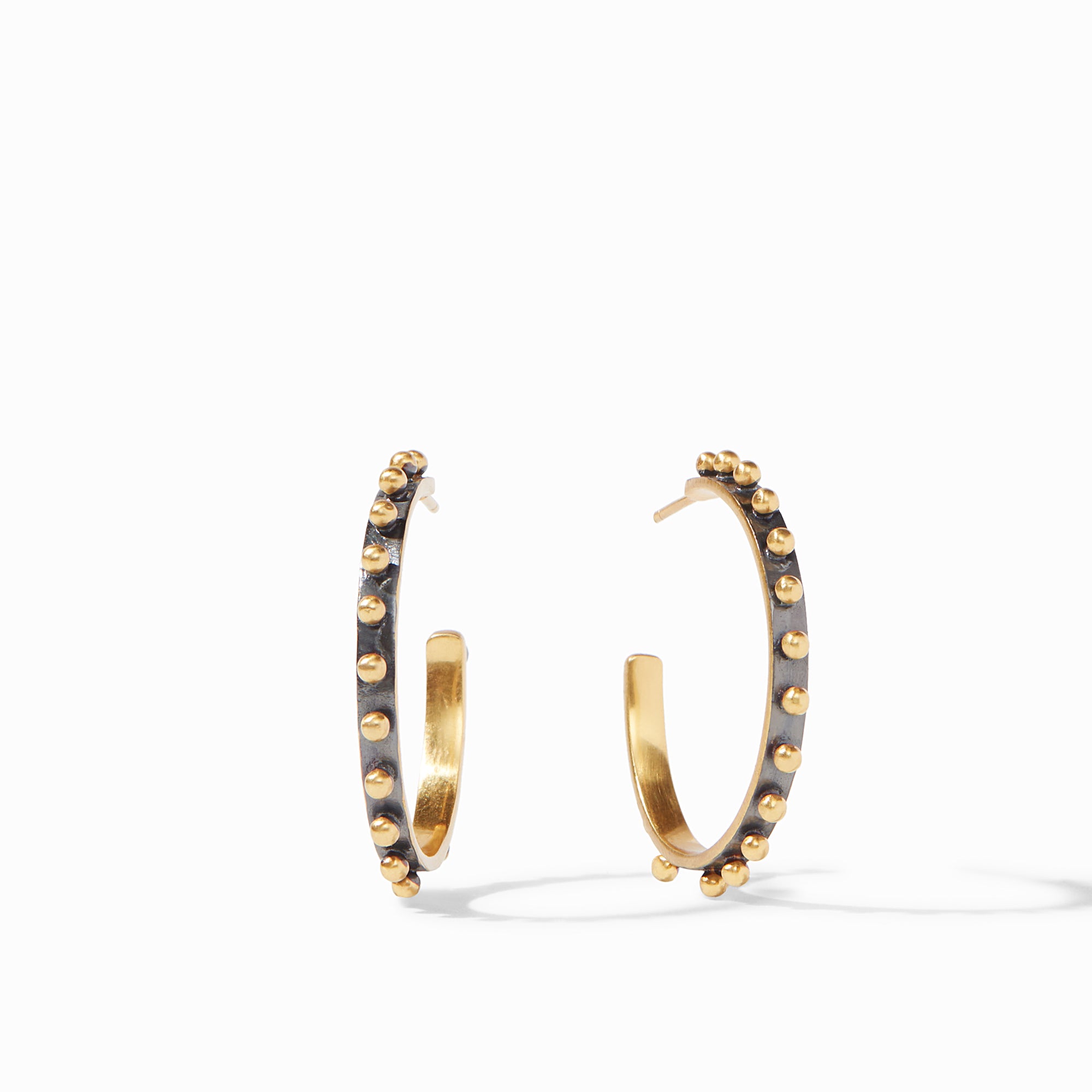 Soho_Hoop_Mixed_Metal_Medium_A  NWOT Julie Vos Savoty Statement Hoop Earring main image 0