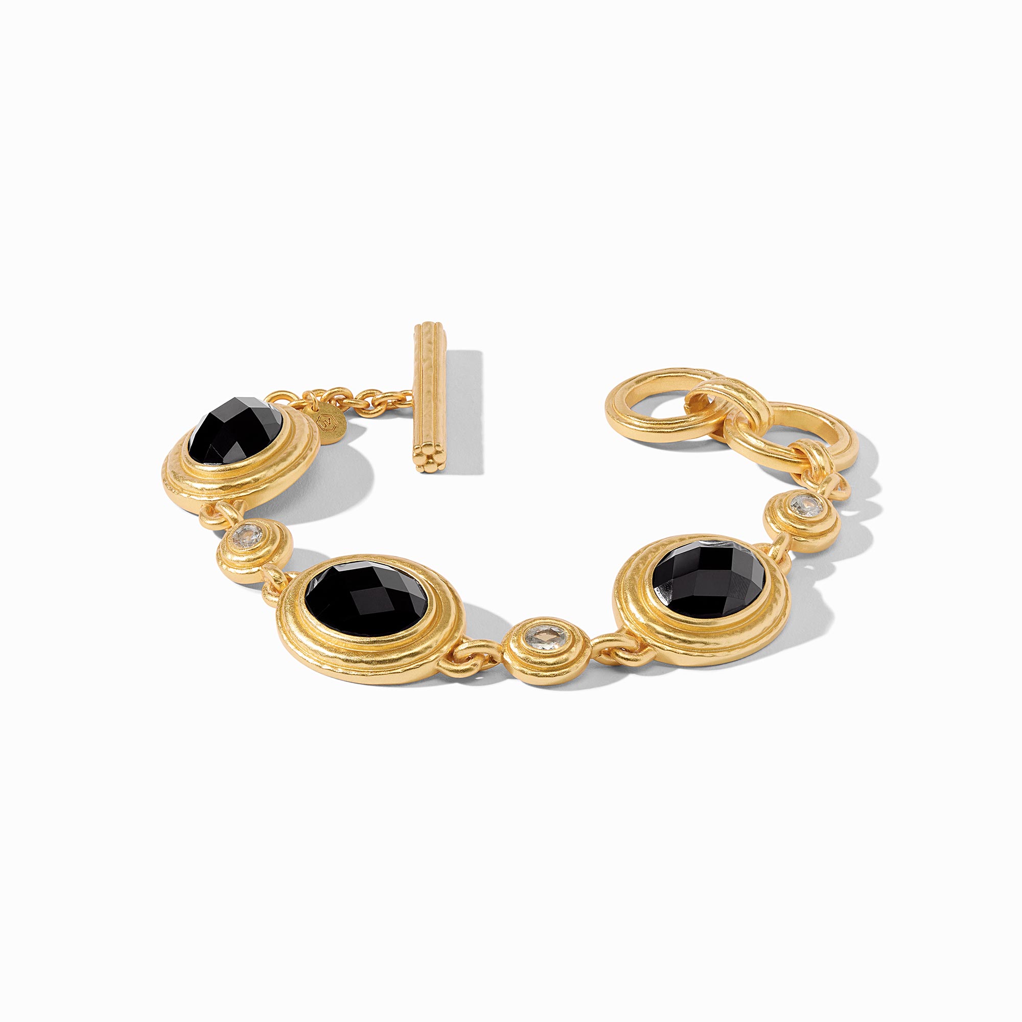 Julie Vos - Tudor Stone Bracelet, Obsidian Black
