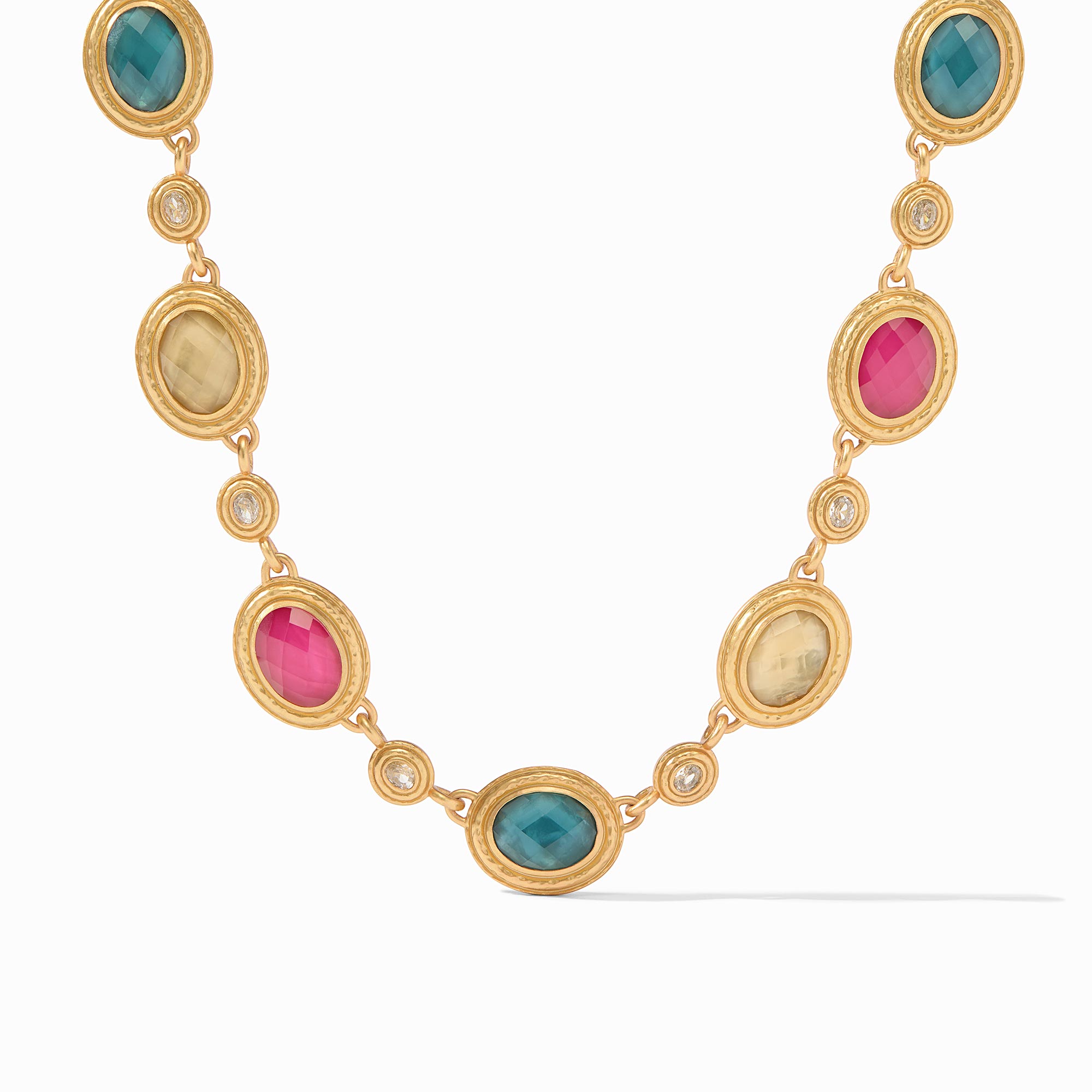 Julie Vos - Tudor Stone Necklace, Multi Stone