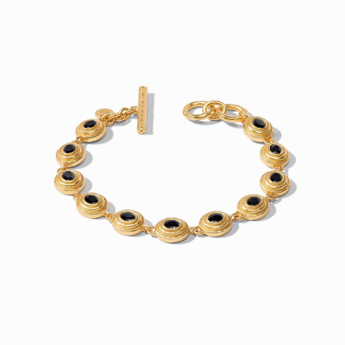 Julie Vos - Tudor Tennis Bracelet, Obsidian Black