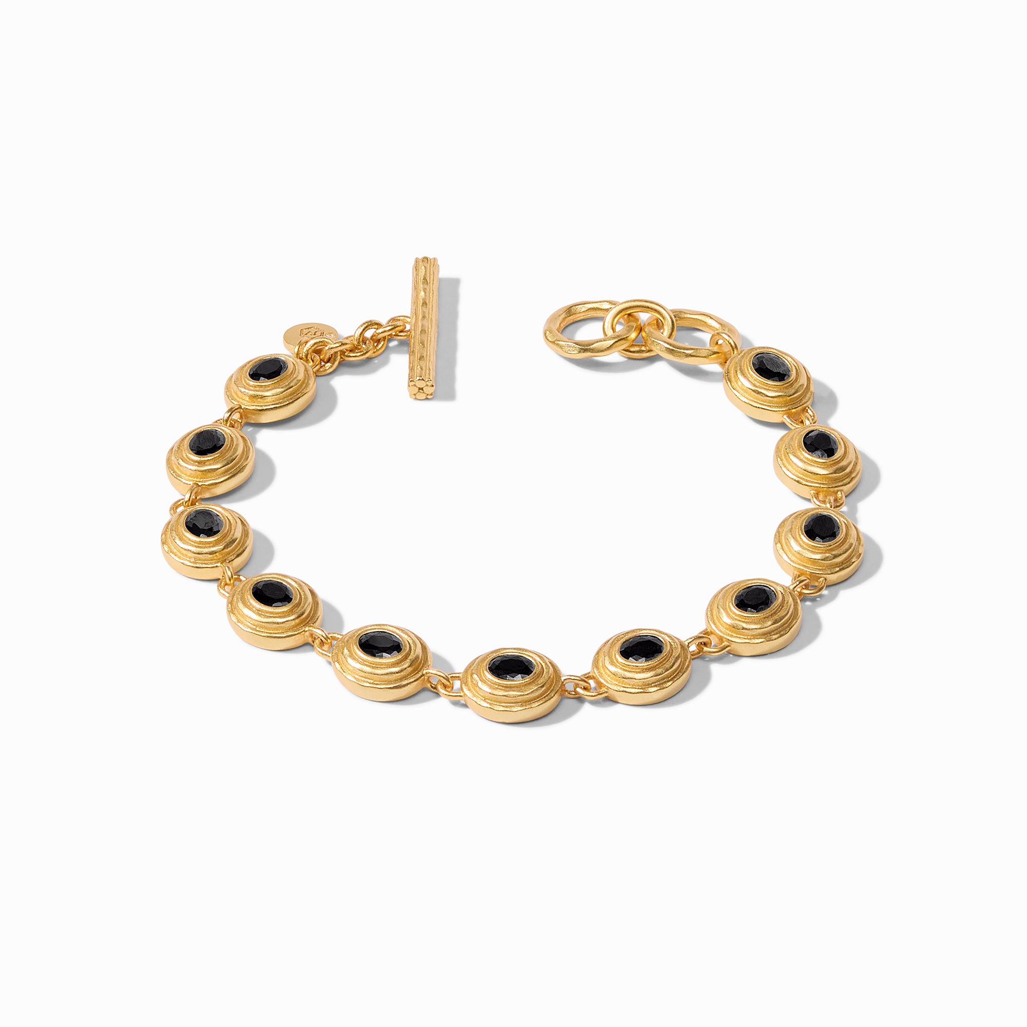 Julie Vos - Tudor Tennis Bracelet, Obsidian Black